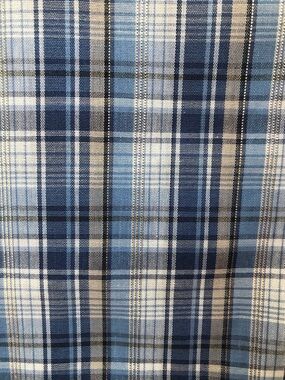 Blue Plaid Fabric